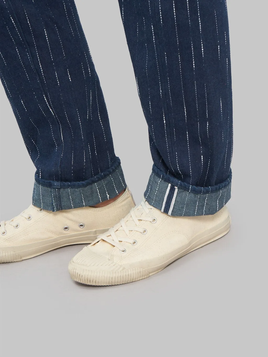 Studio D'artisan D1885 14oz Rain Kasuri Tapered Jeans