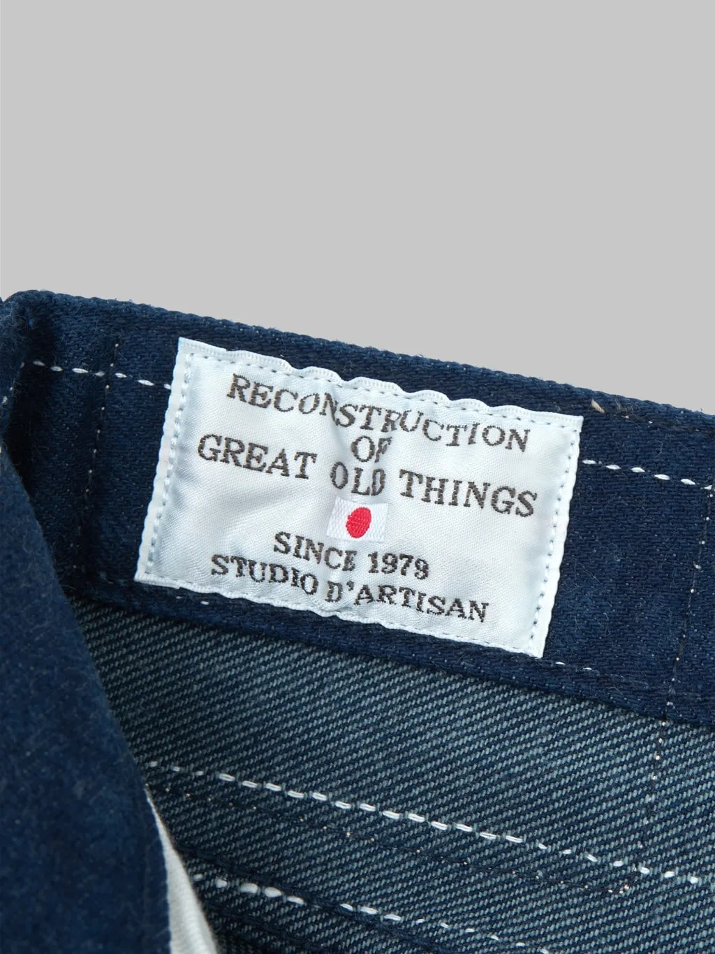 Studio D'artisan D1885 14oz Rain Kasuri Tapered Jeans