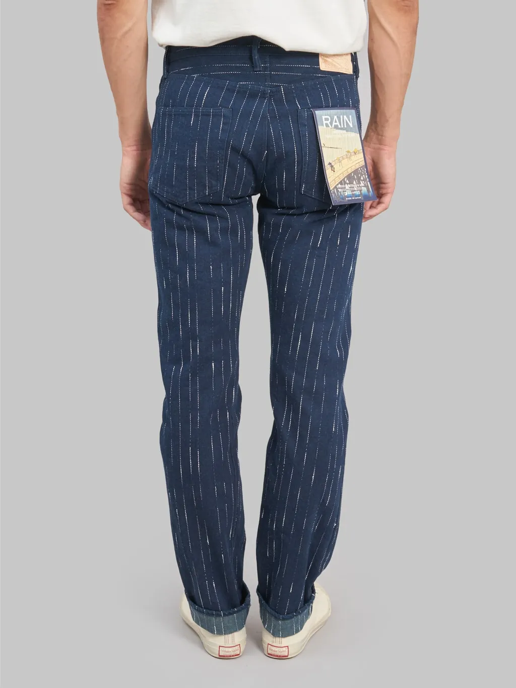 Studio D'artisan D1885 14oz Rain Kasuri Tapered Jeans