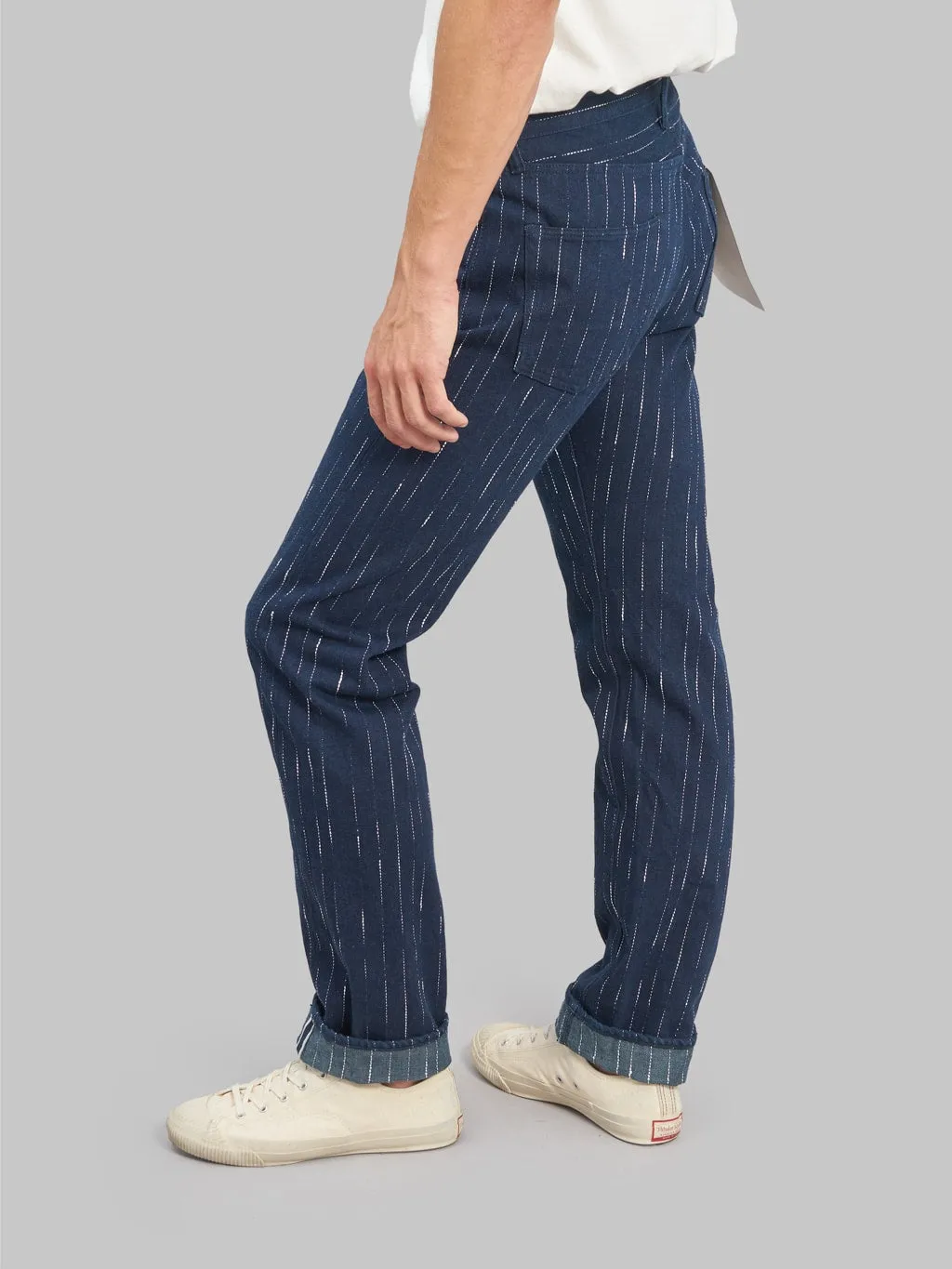 Studio D'artisan D1885 14oz Rain Kasuri Tapered Jeans