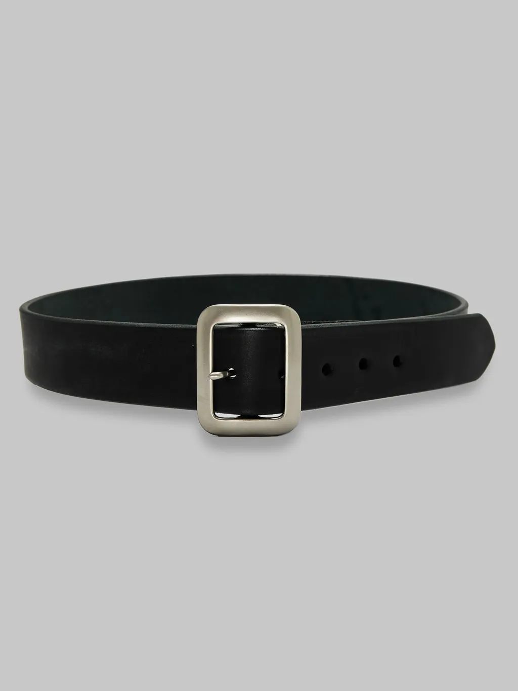 Sugar Cane Cowhide Leather Garrison Belt Black