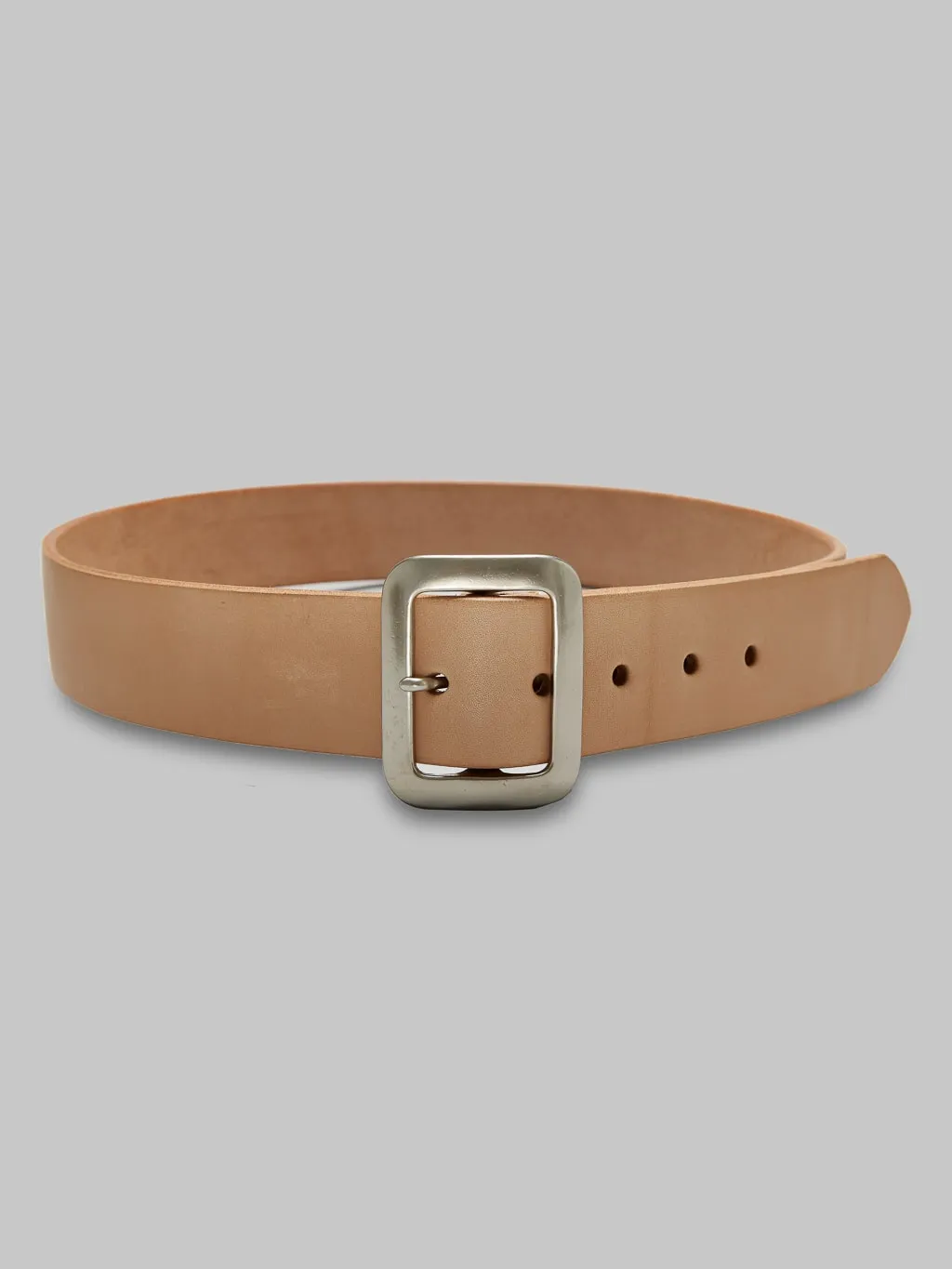 Sugar Cane Cowhide Leather Garrison Belt Tan