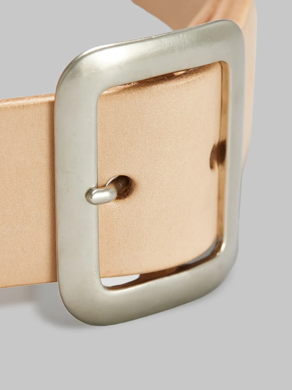 Sugar Cane Cowhide Leather Garrison Belt Tan