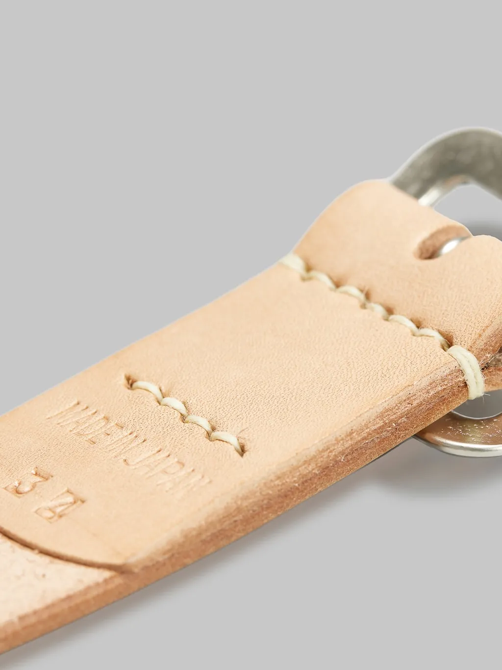 Sugar Cane Cowhide Leather Garrison Belt Tan