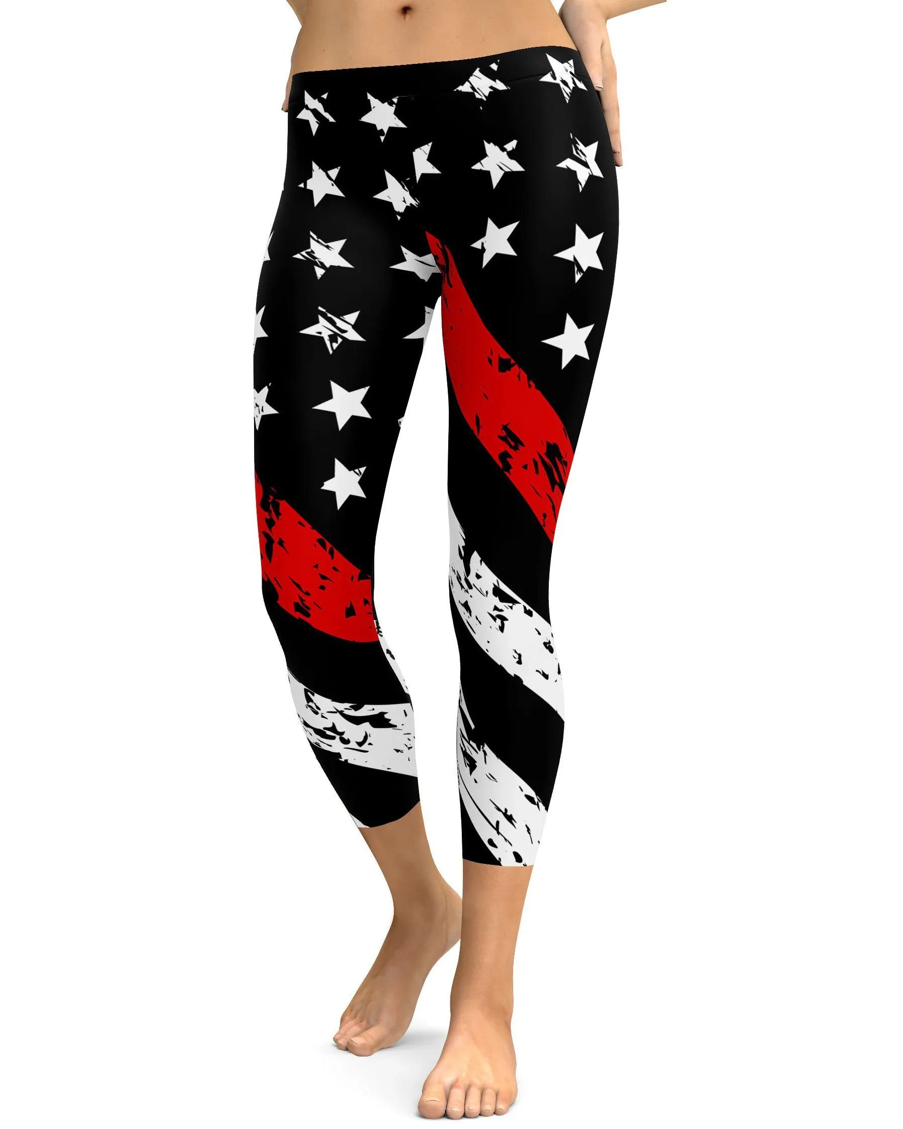 Thin Red Line Capris