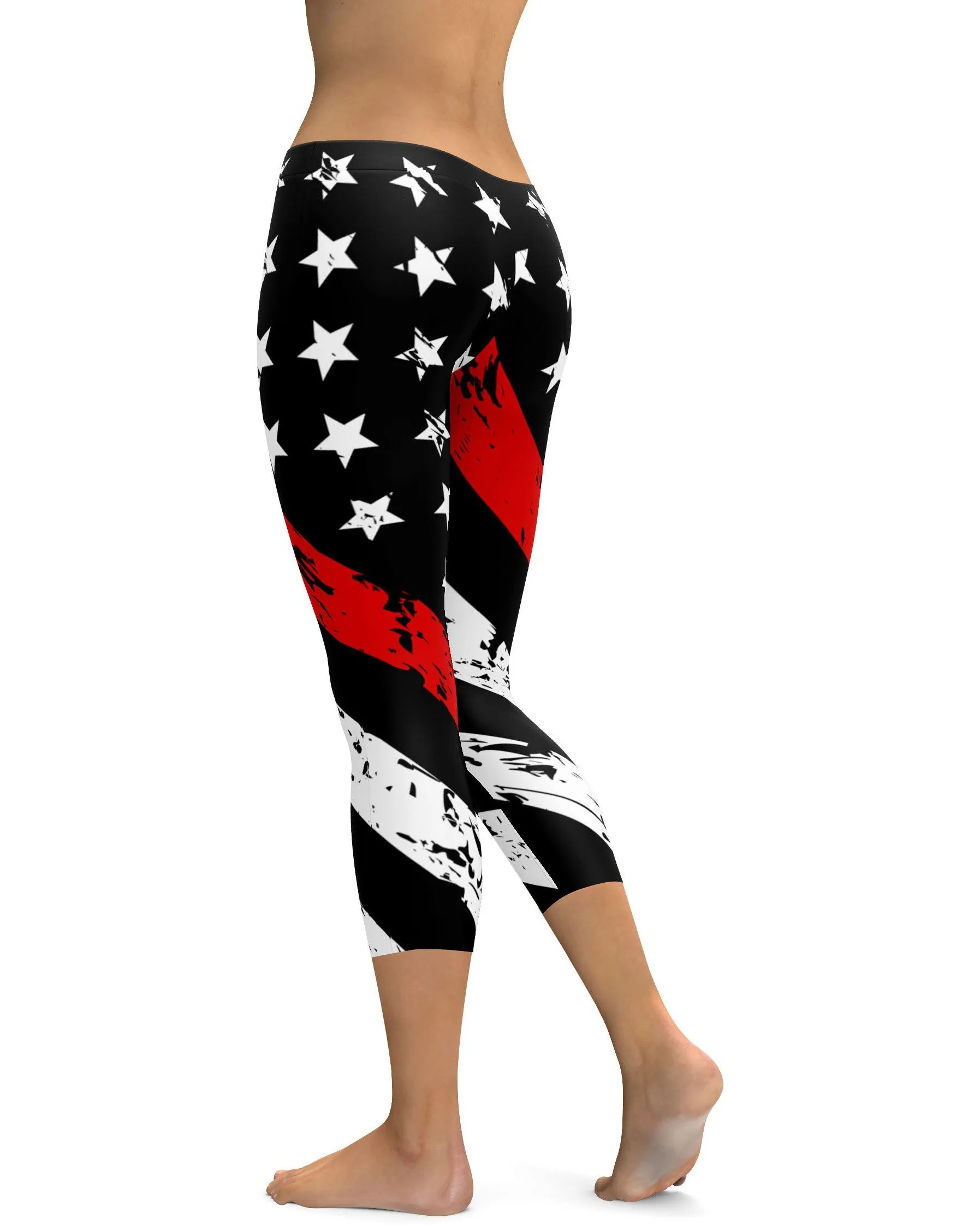 Thin Red Line Capris