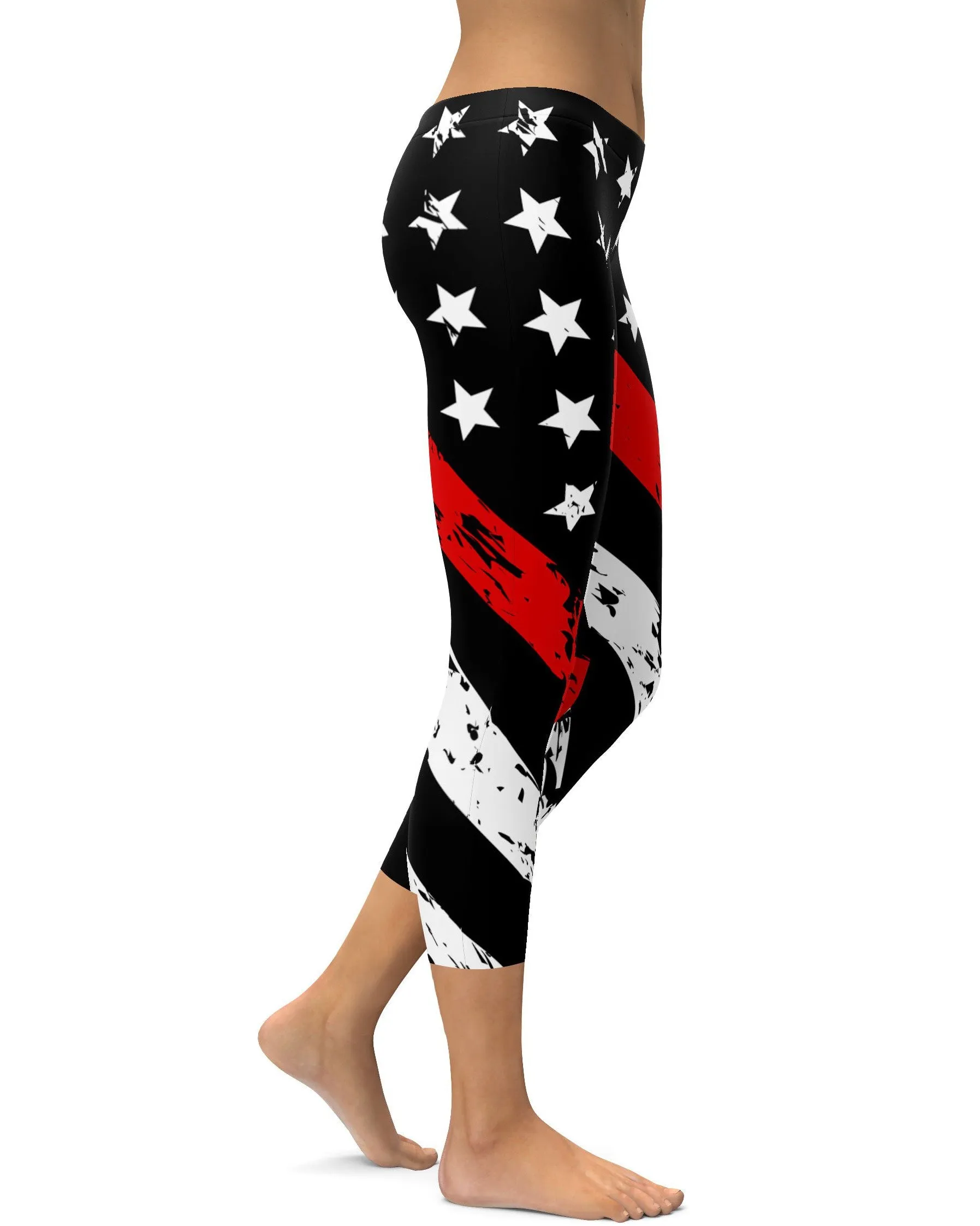 Thin Red Line Capris