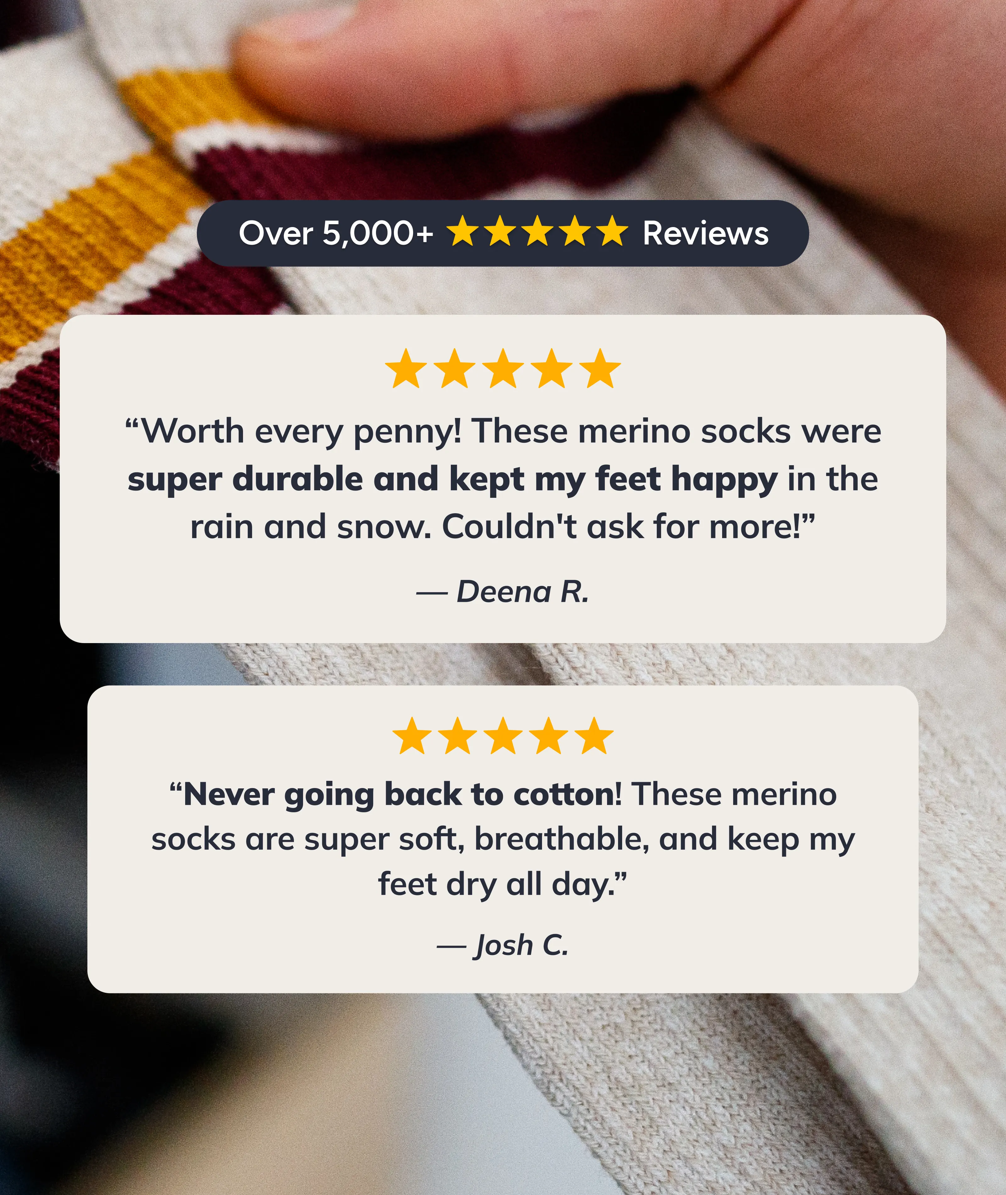 Trek Merino Crew Socks 3-Pack