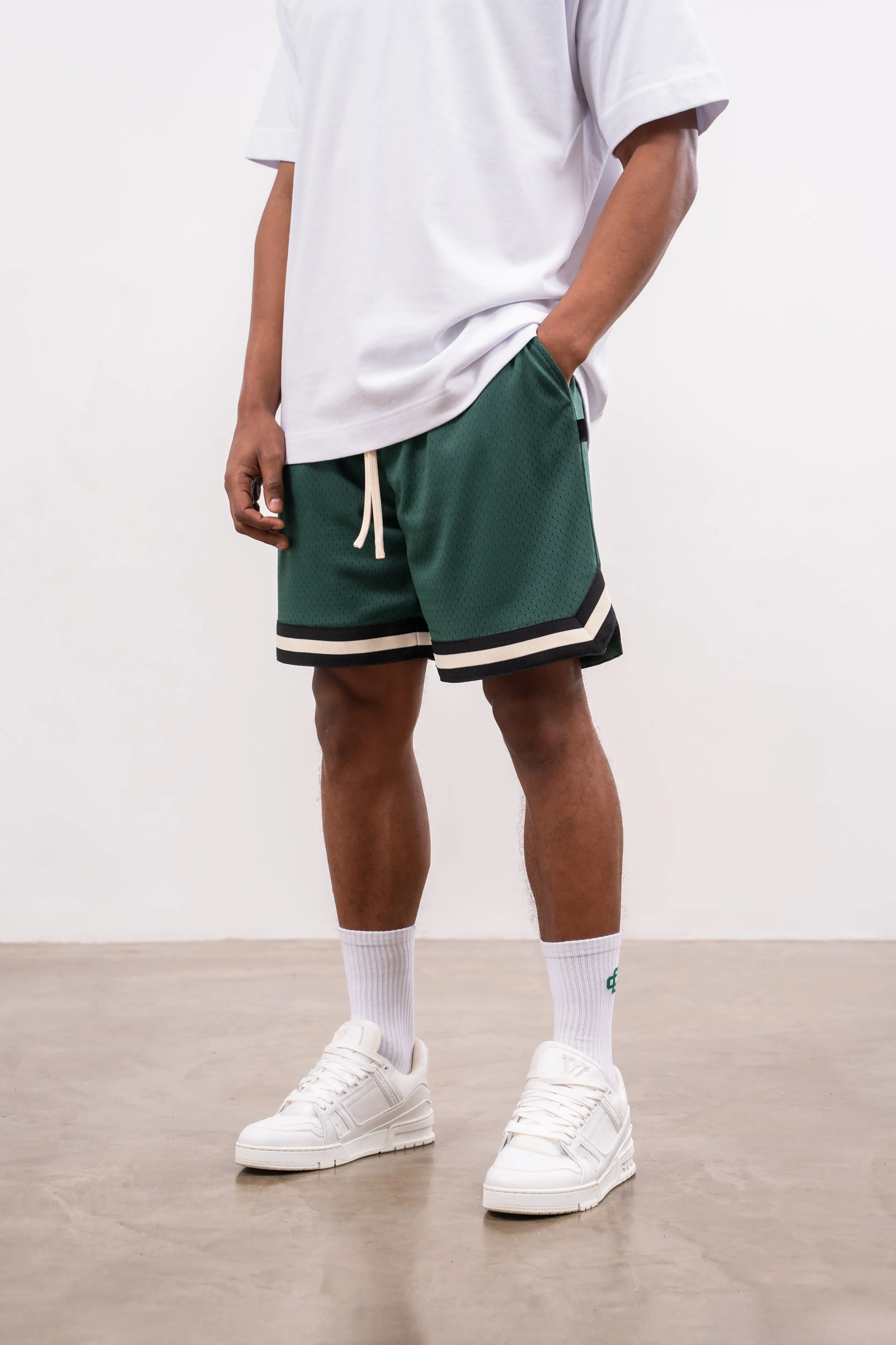 VARSITY MESH SHORT - GREEN