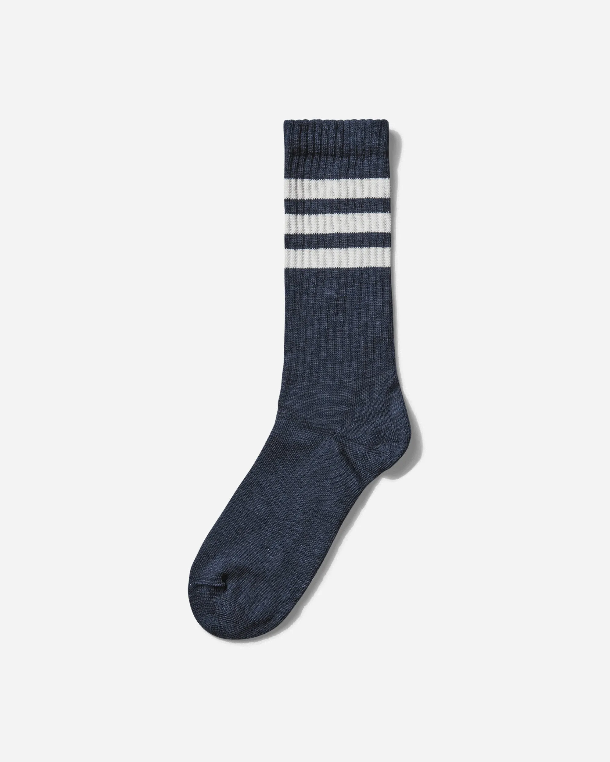 Wales Bonner Socks Night Navy / Chalk White