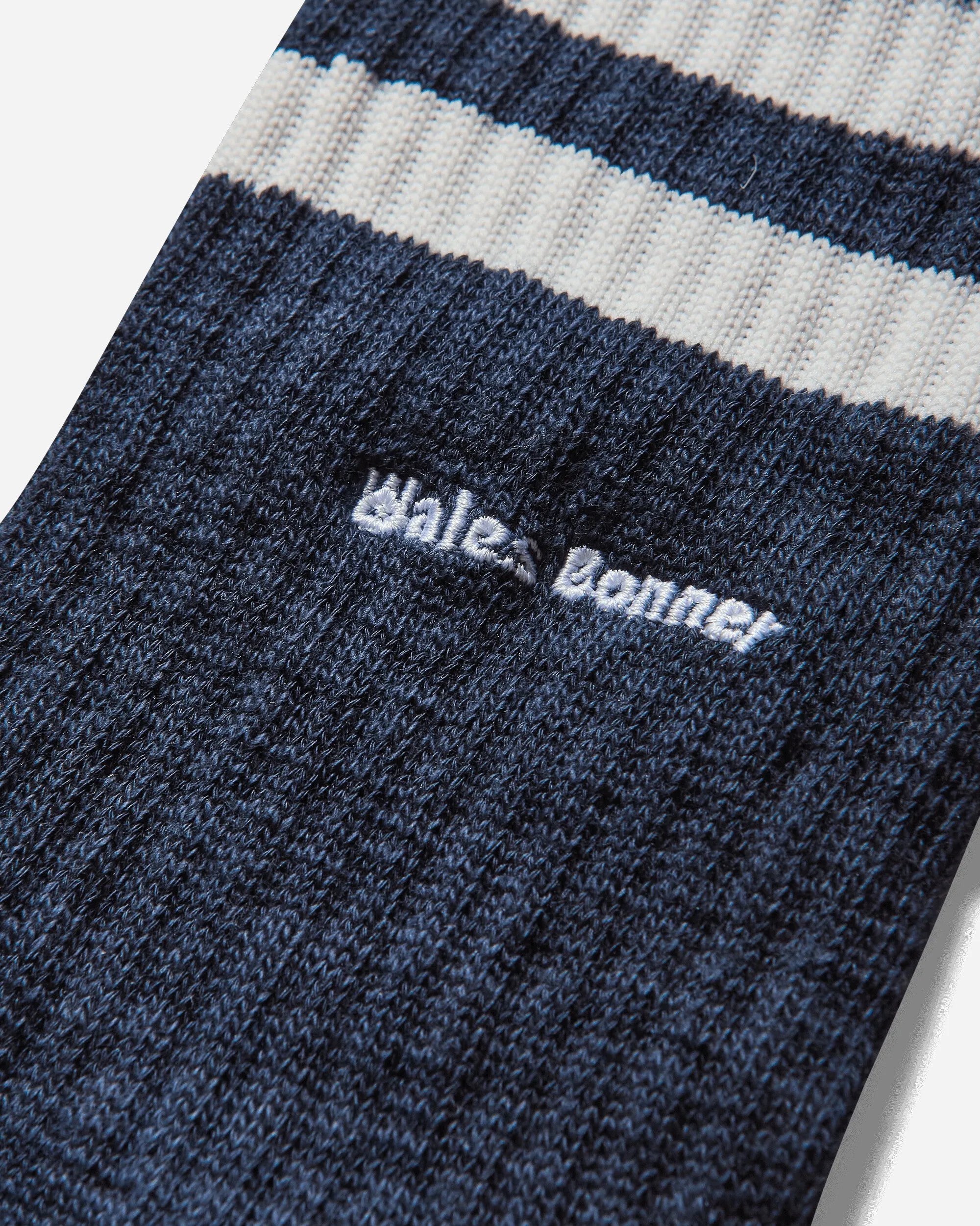 Wales Bonner Socks Night Navy / Chalk White