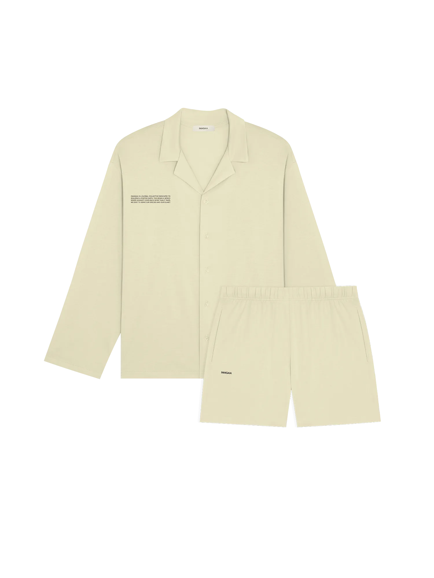 Womens 365 Lightweight Short Pyjama Shorts Set —maitake beige
