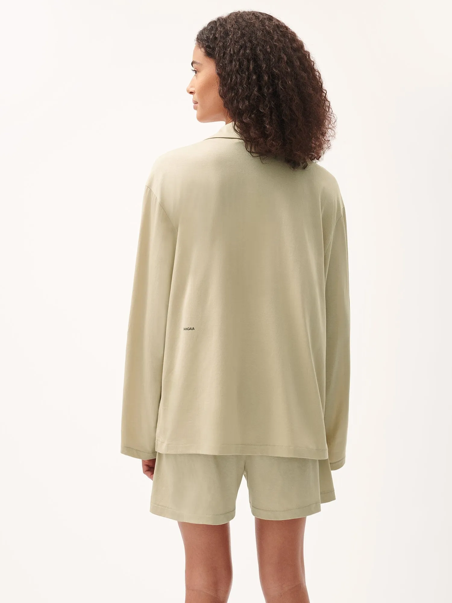 Womens 365 Lightweight Short Pyjama Shorts Set —maitake beige