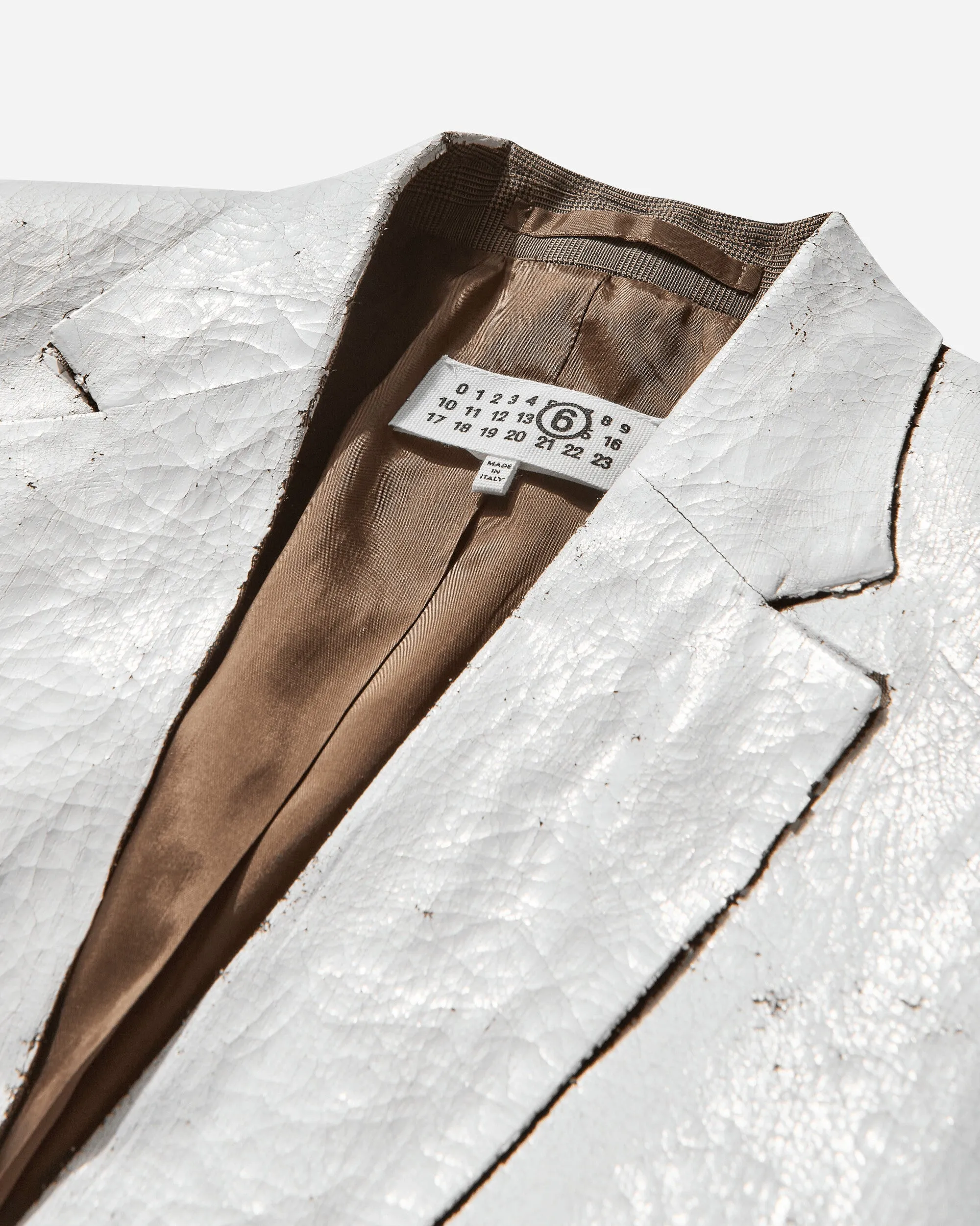 Women's Painted Blazer White