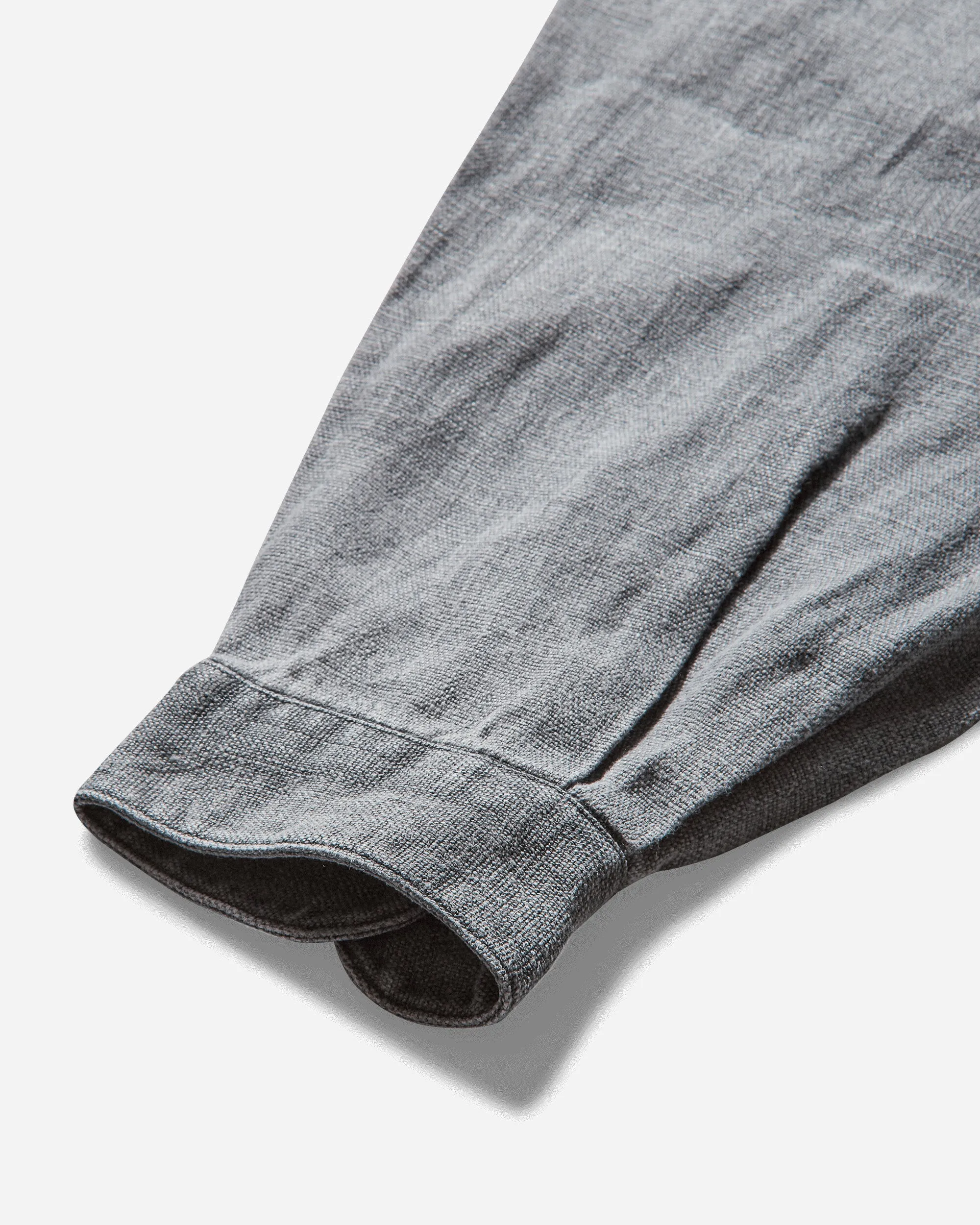 Women's Raw Linen Overshirt Grey