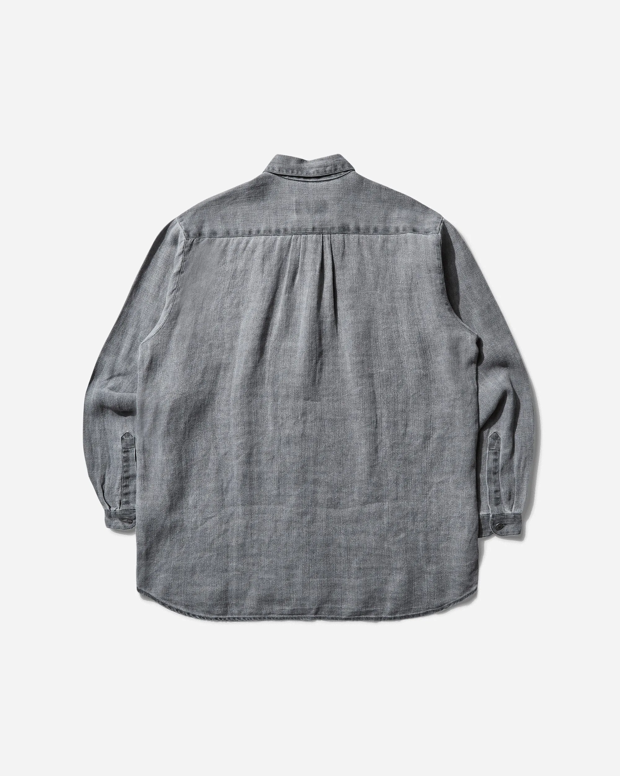 Women's Raw Linen Overshirt Grey